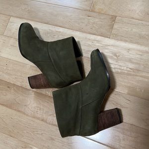 Cole Haan Green Booties